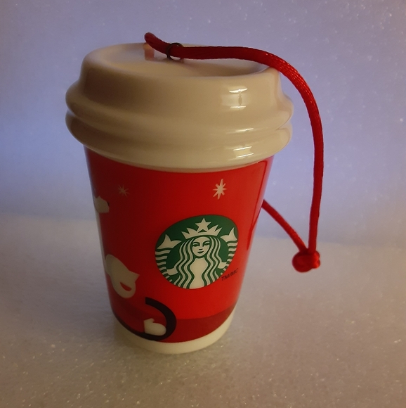 Christmas Starbucks 2011 Dog and Sleigh Ornament - Picture 2 of 7